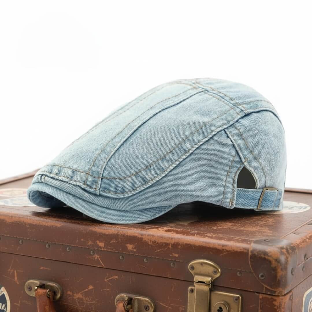 Schiebermütze van Denim — RIESA