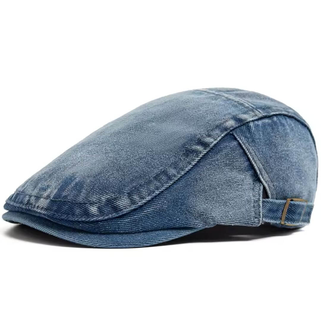 Schiebermütze uit Denim — VERDEN