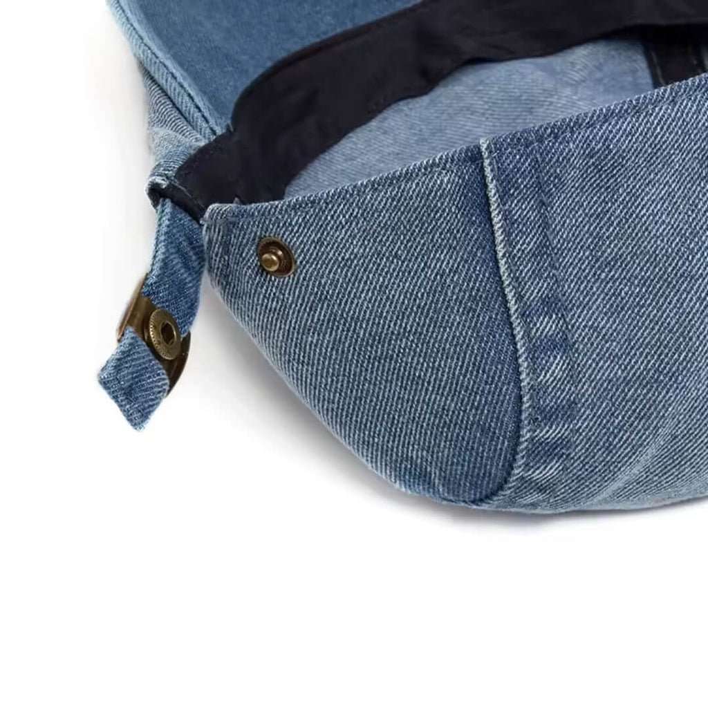 Schiebermütze uit Denim — VERDEN