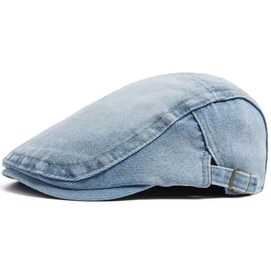 Schiebermütze uit Denim — VERDEN