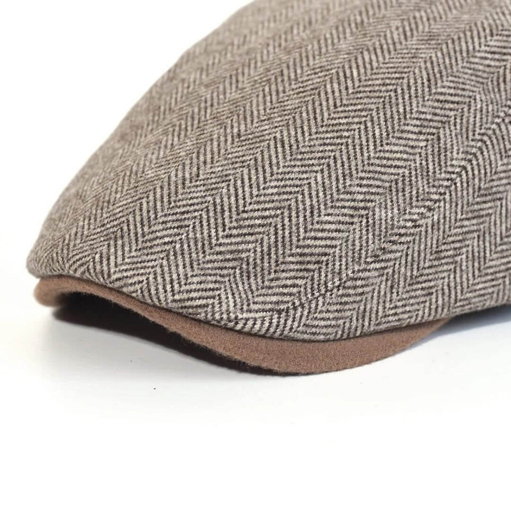 Visgraat Ivy Cap van Wol — HETTSTEDT