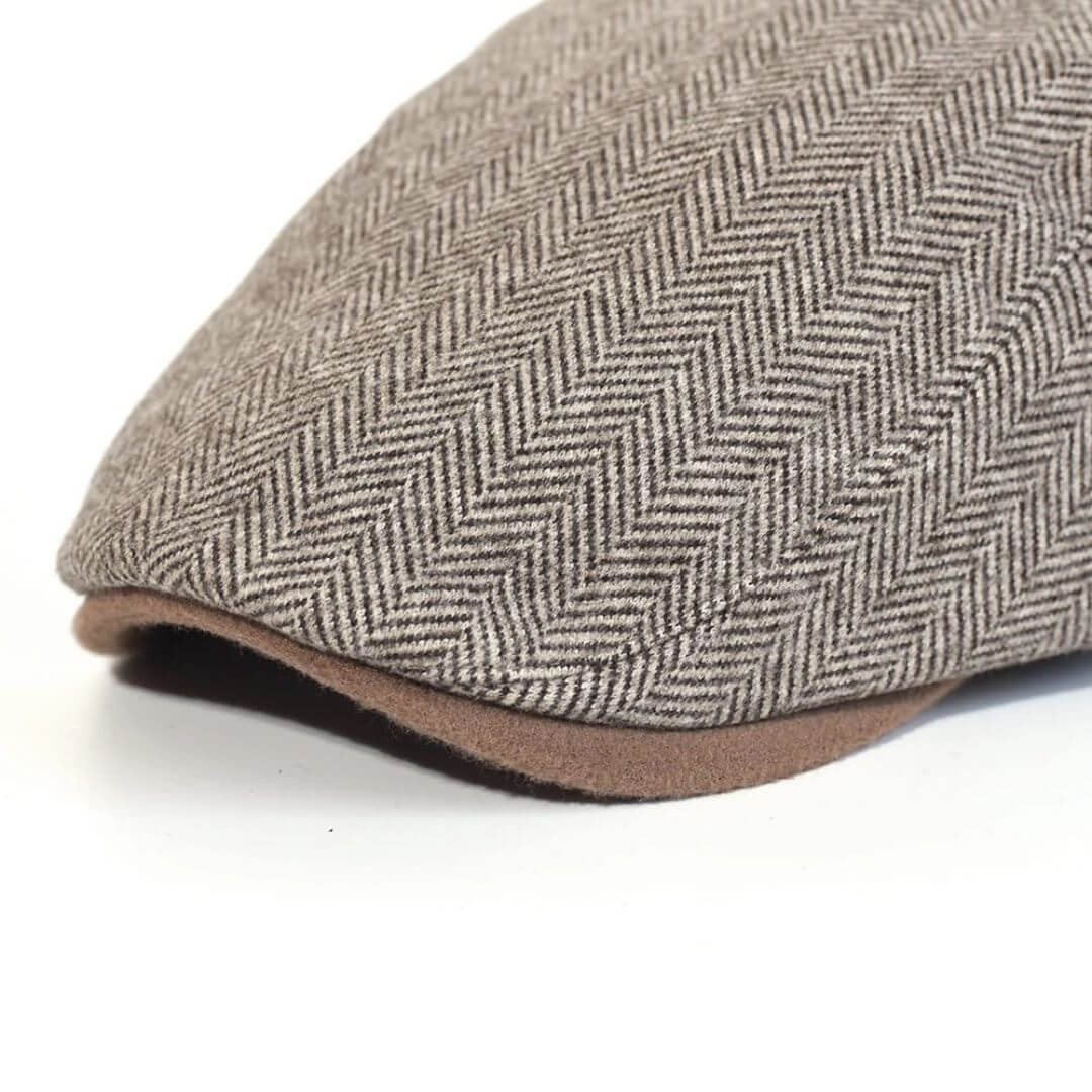 Visgraat Ivy Cap van Wol — HETTSTEDT