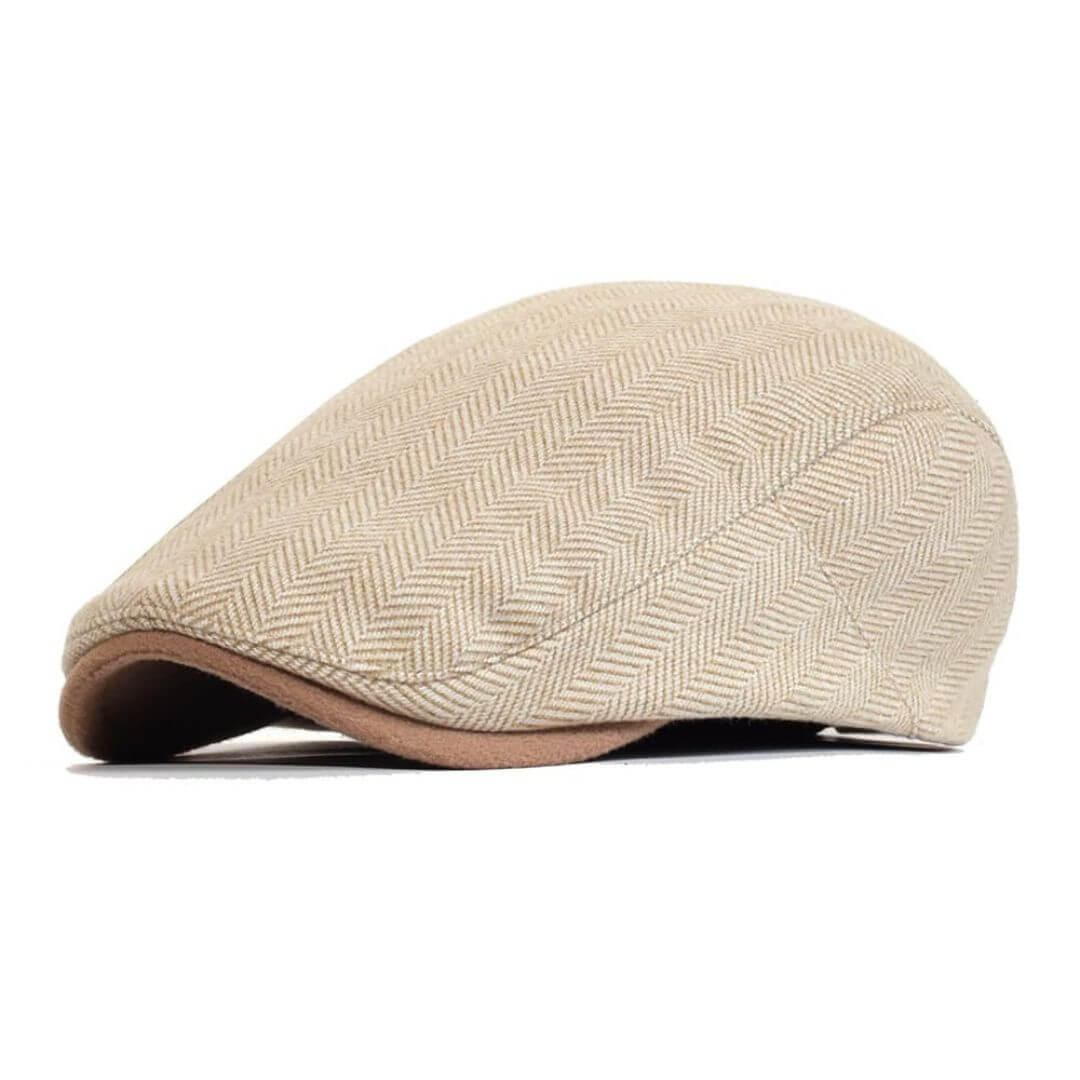Visgraat Ivy Cap van Wol — HETTSTEDT