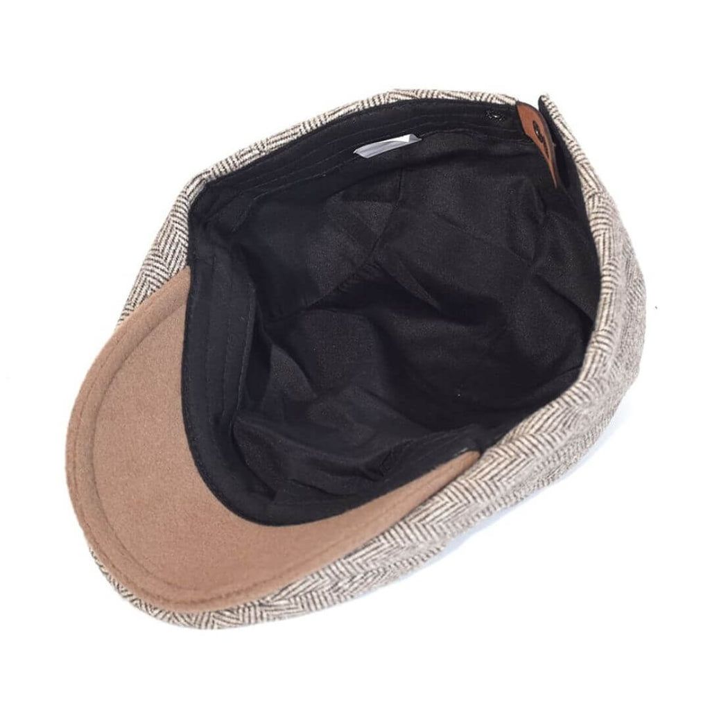 Visgraat Ivy Cap van Wol — HETTSTEDT
