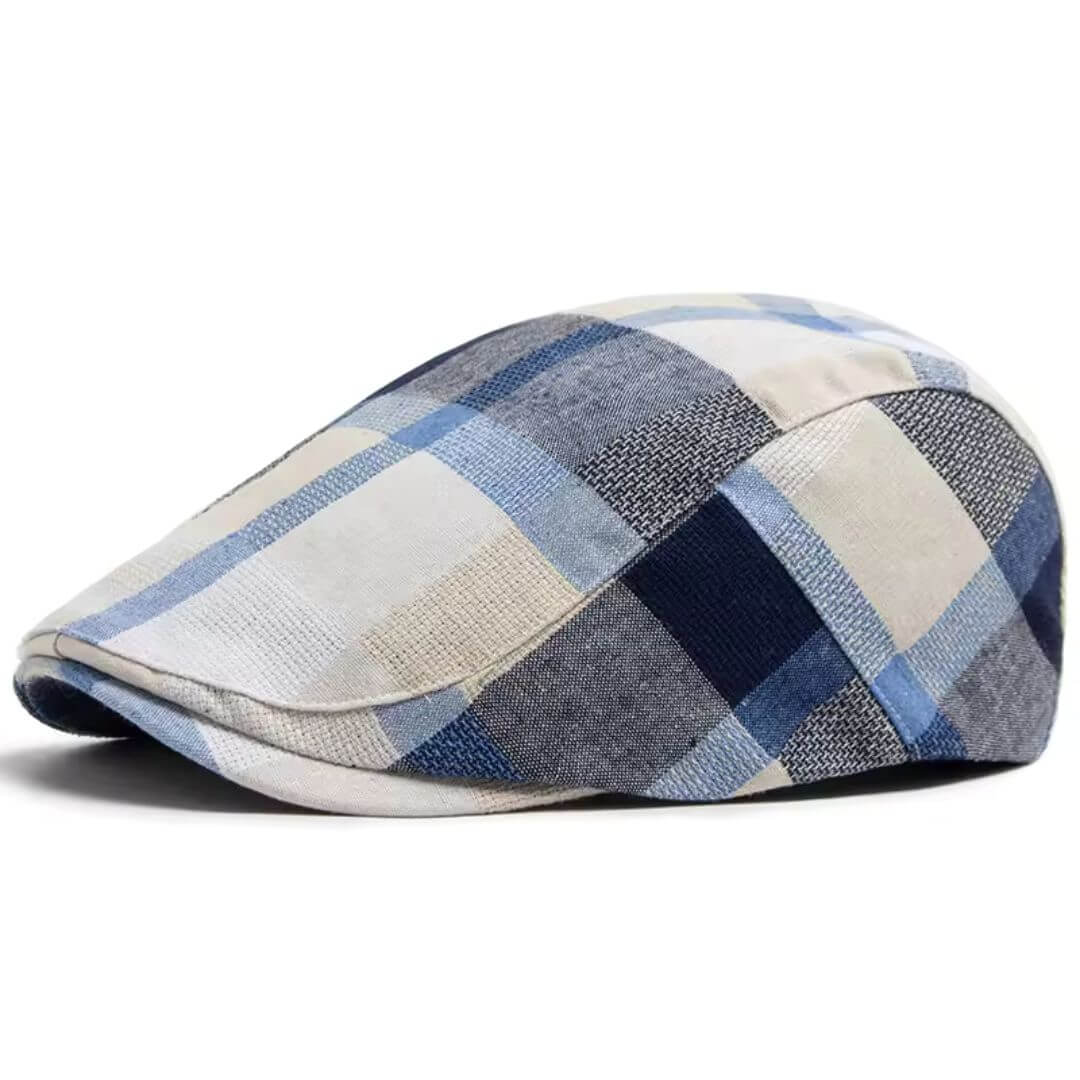 Patchwork-beret van katoen — LIEZEN