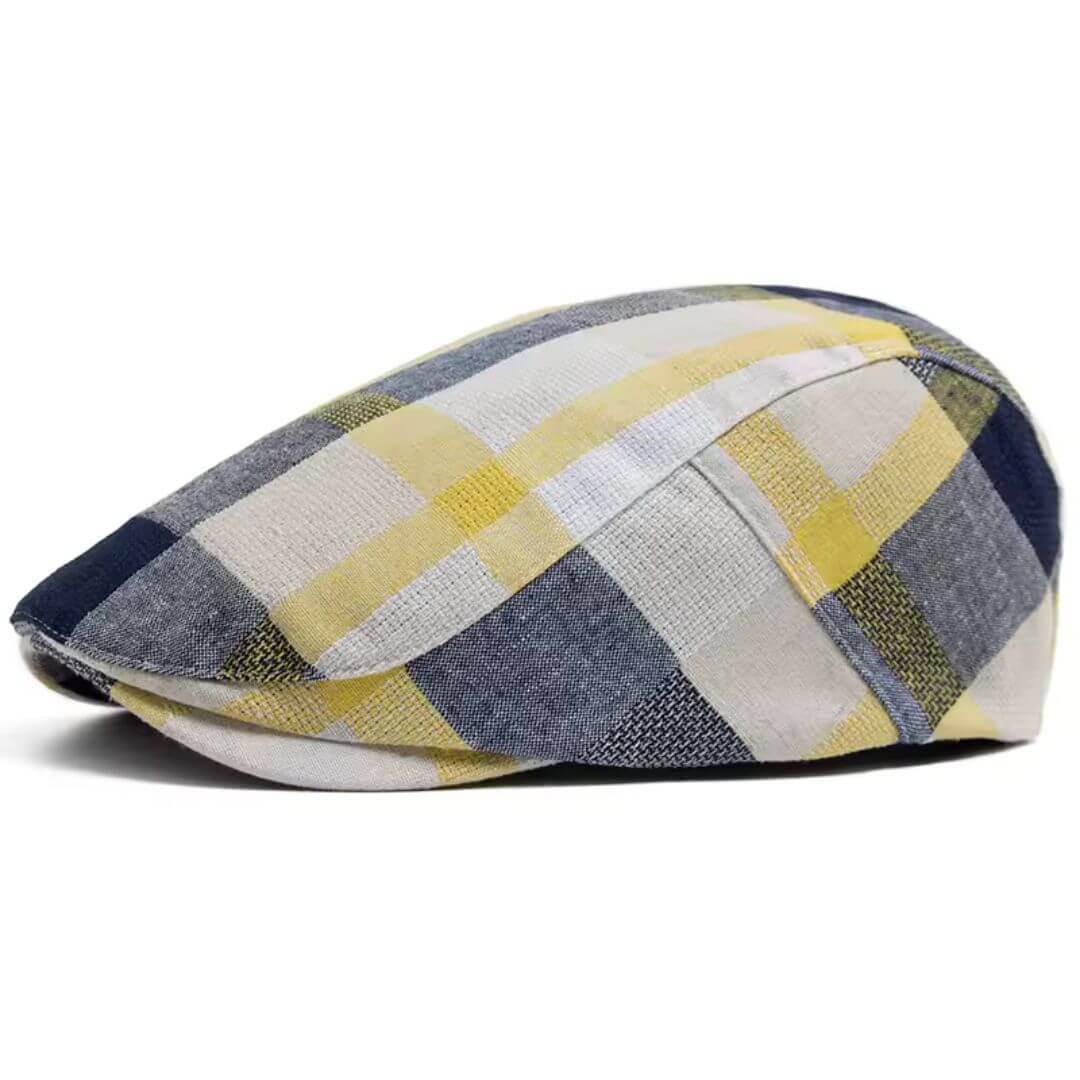 Patchwork-beret van katoen — LIEZEN
