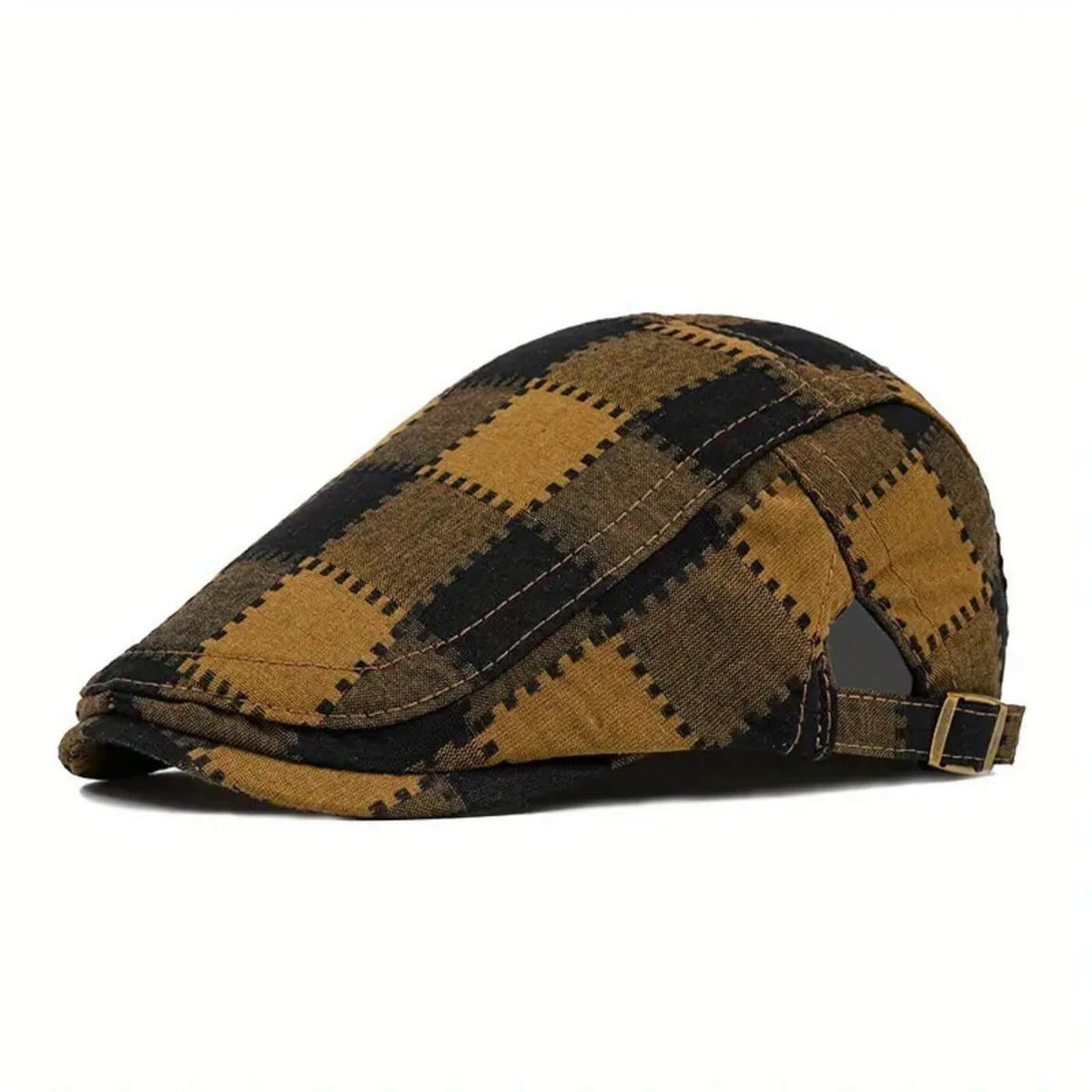 Karo-Schiebermütze uit katoen — WESENBERG