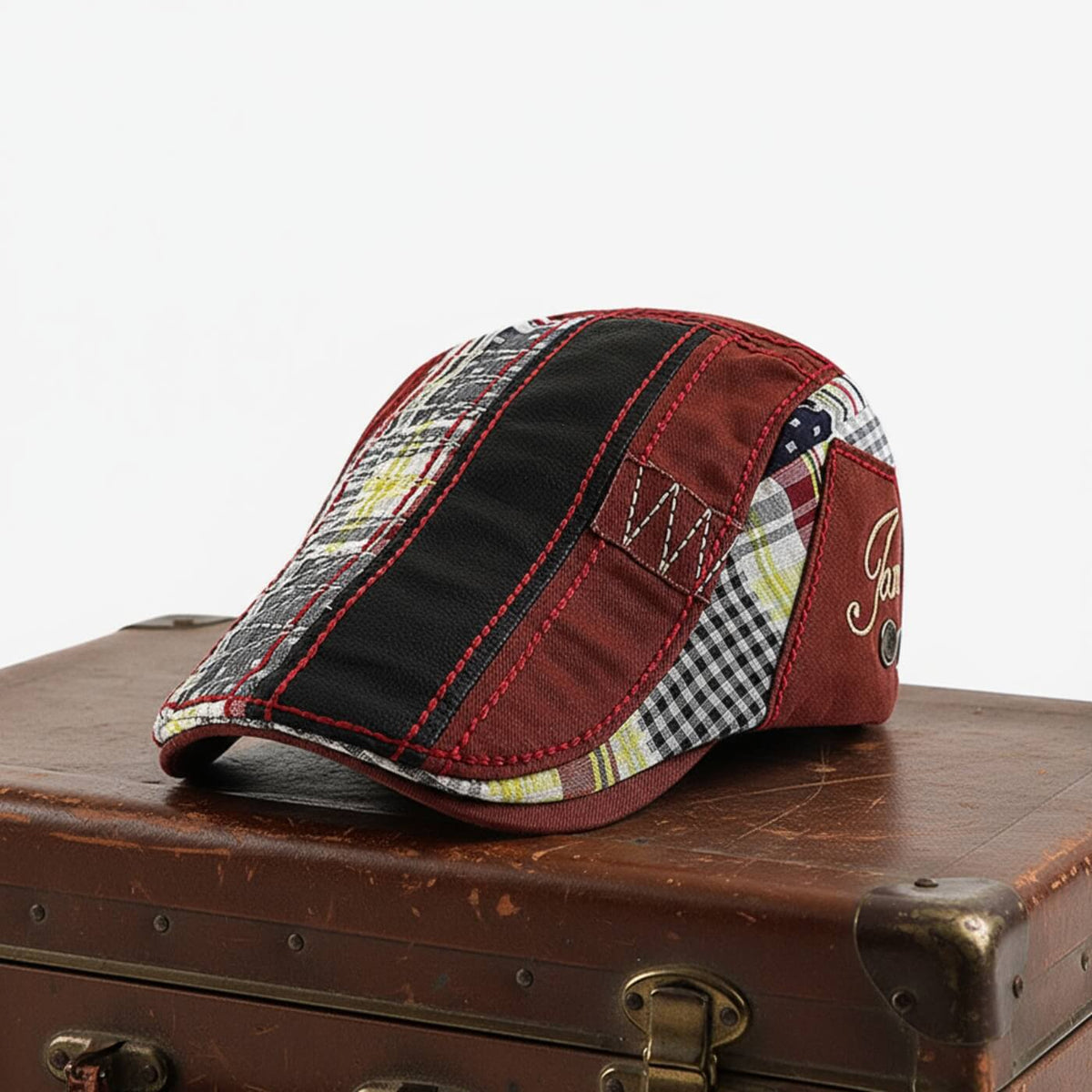 Patchwork-platpet van katoen — PEGNITZ