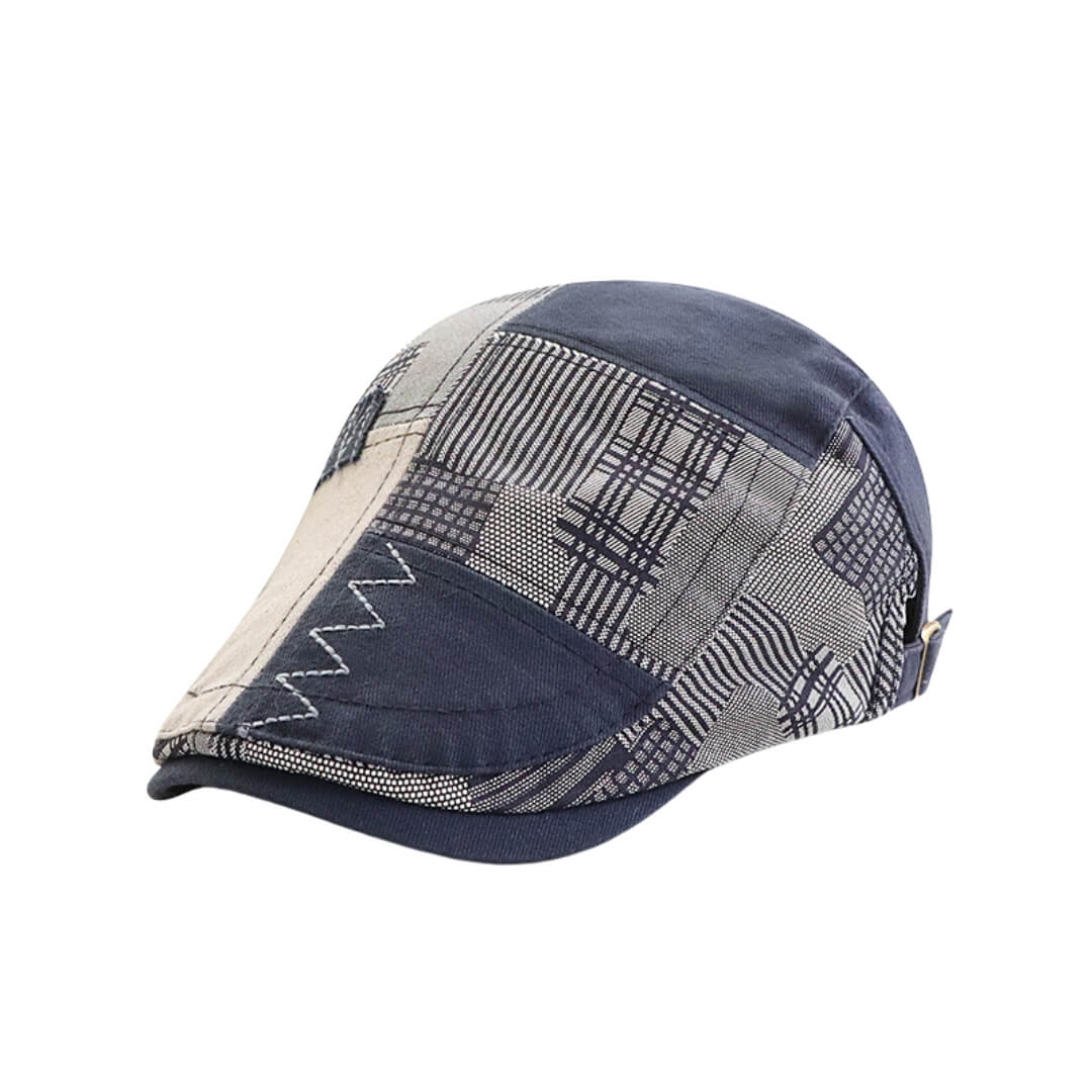 Patchwork-beret van katoen — FRICK