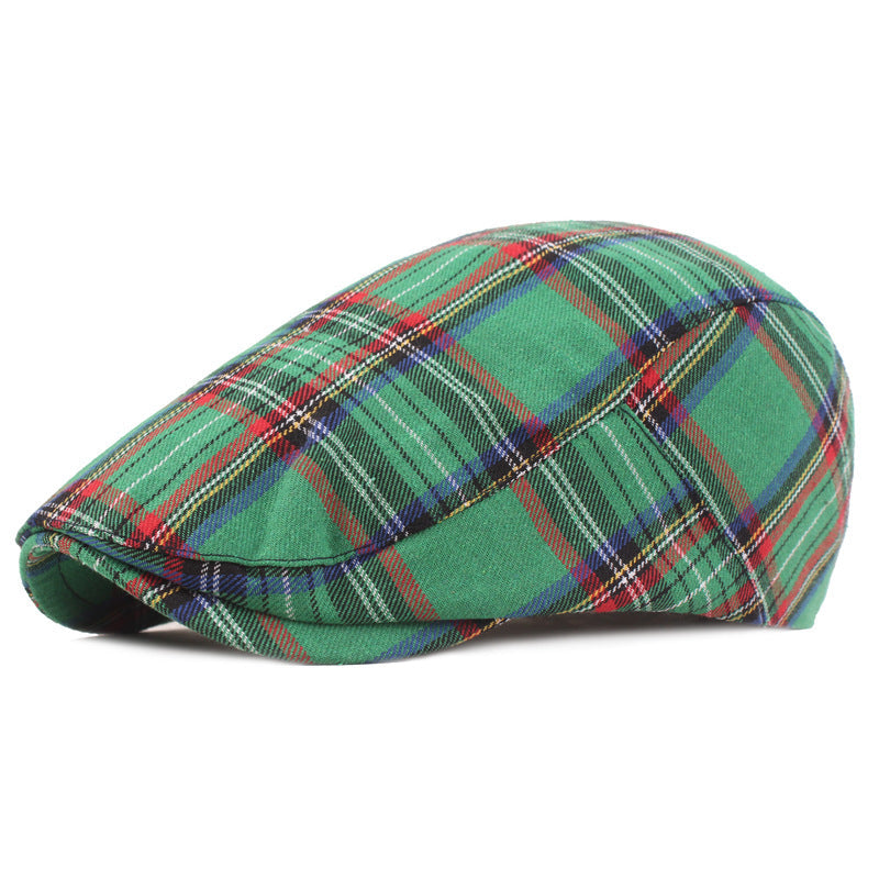 Tartan-schuifmuts van een wolmix — PRITZWALK