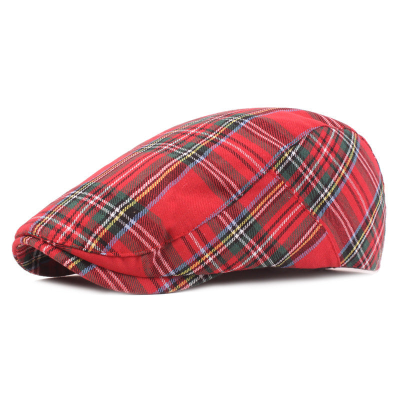 Tartan-schuifmuts van een wolmix — PRITZWALK