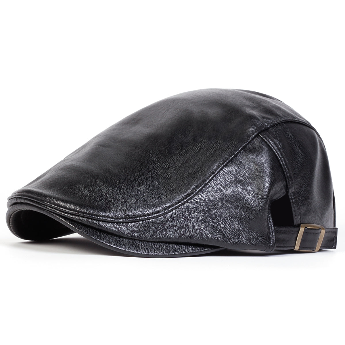 Chauffeursmuts van leer — NOSSEN
