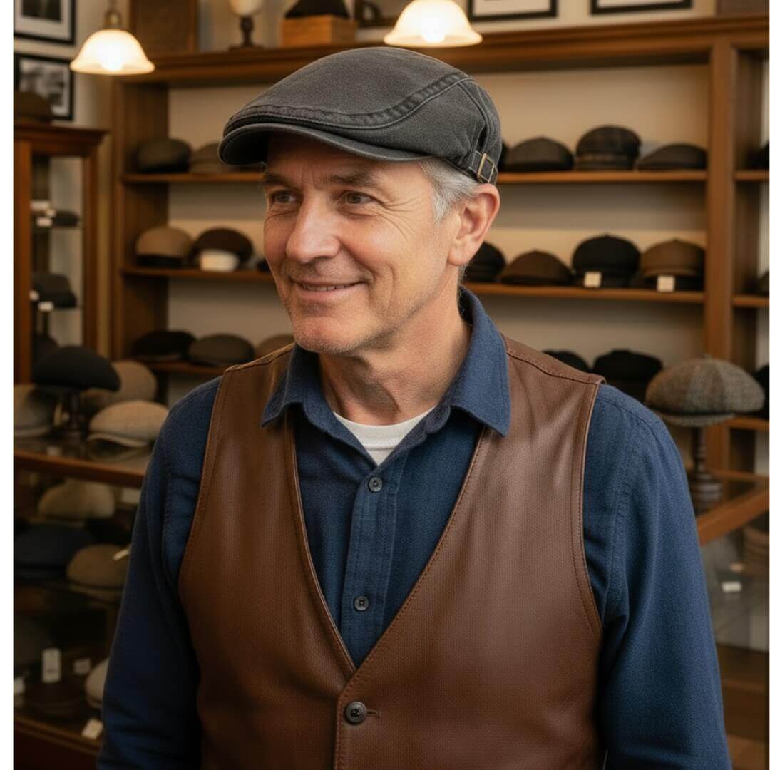 Denim Schiebermütze — MEININGEN