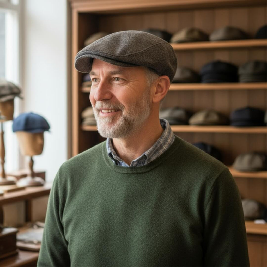 Schiebermütze van Katoen — SCHLANDERS