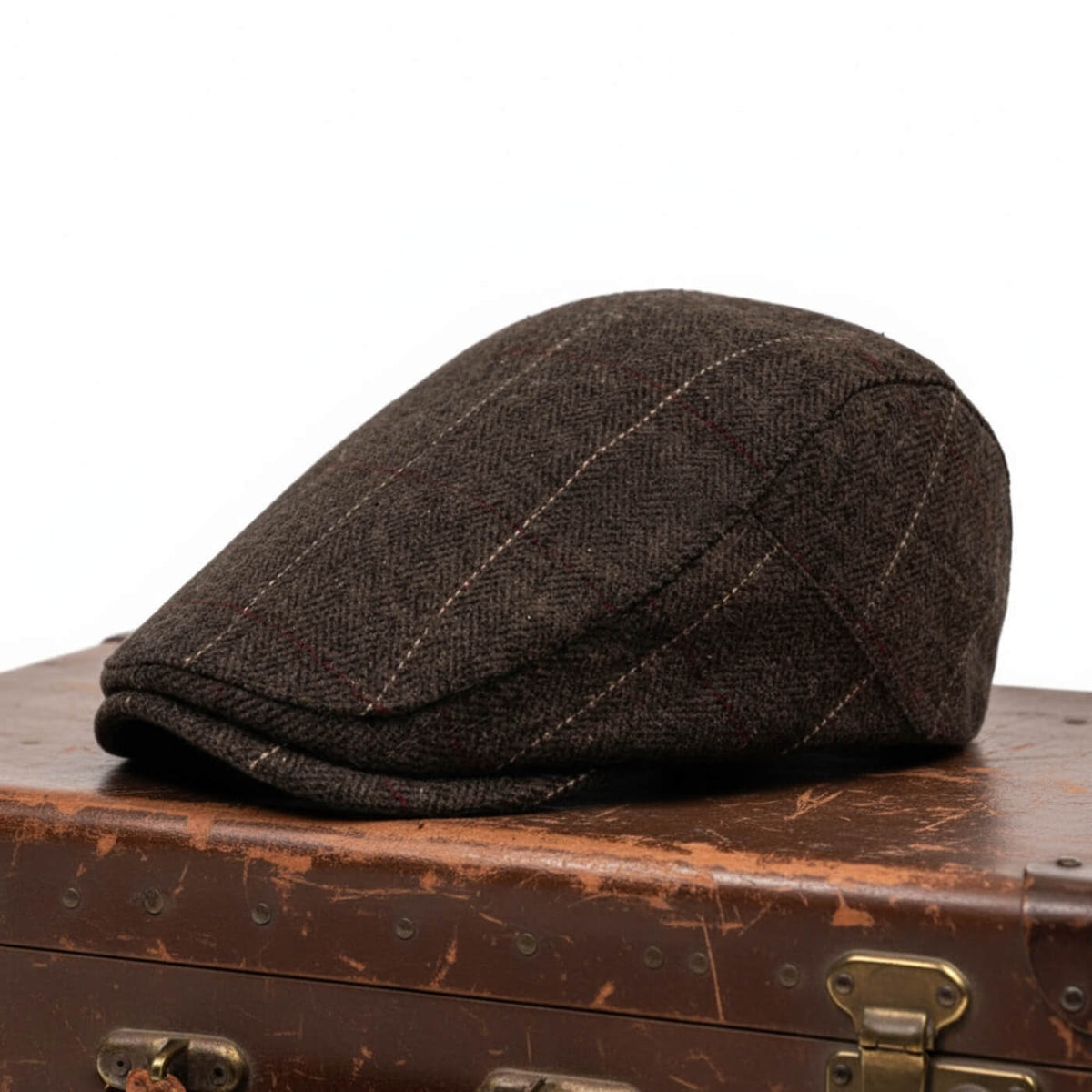 Schiebermütze van Tweed — SAARBURG
