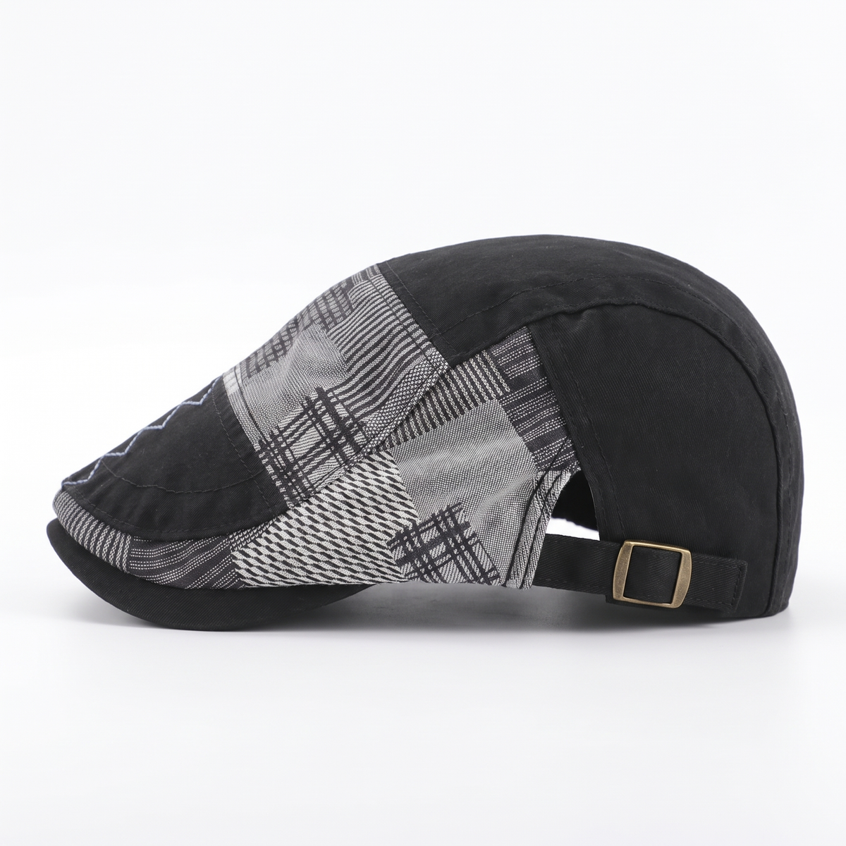 Patchwork-beret van katoen — FRICK