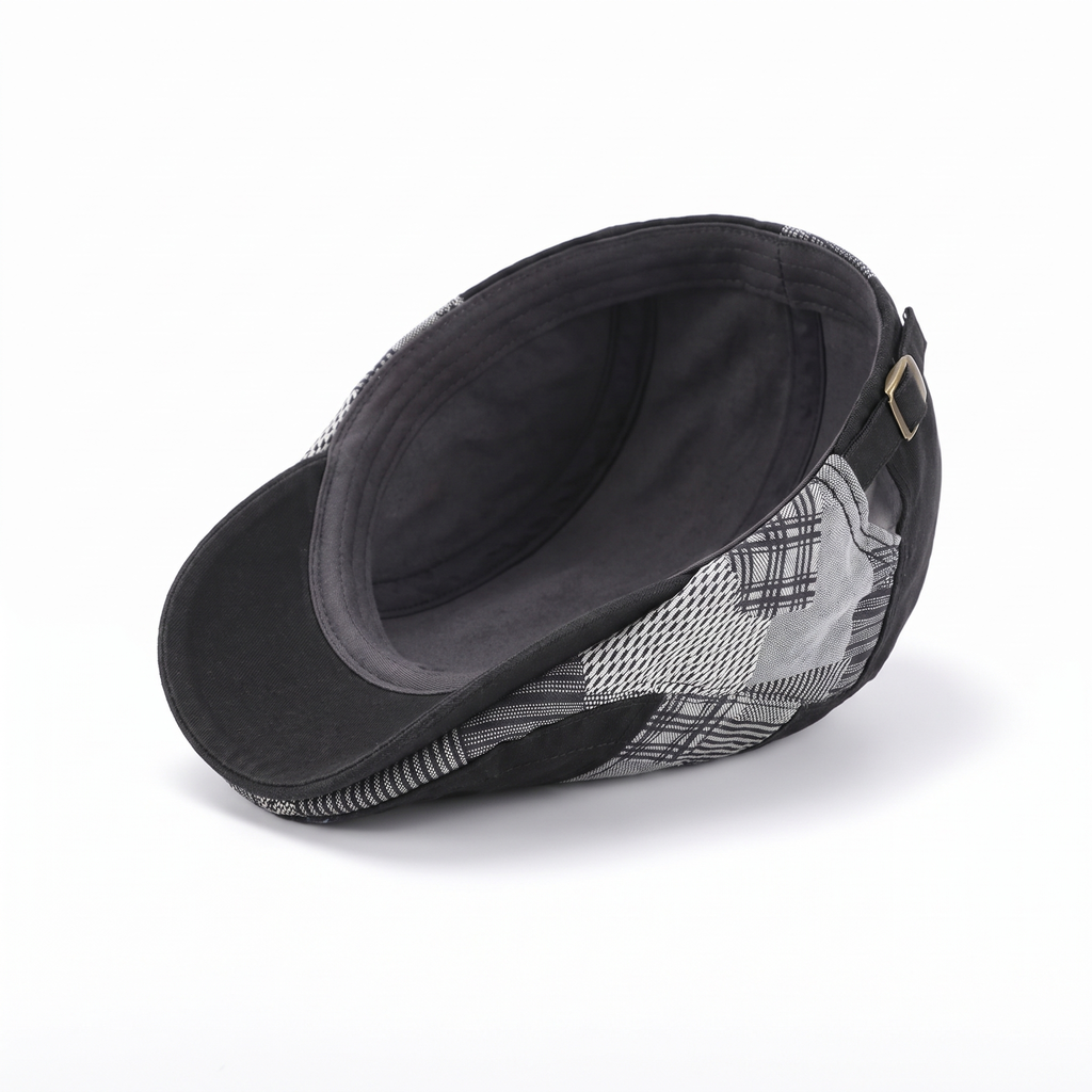 Patchwork-beret van katoen — FRICK
