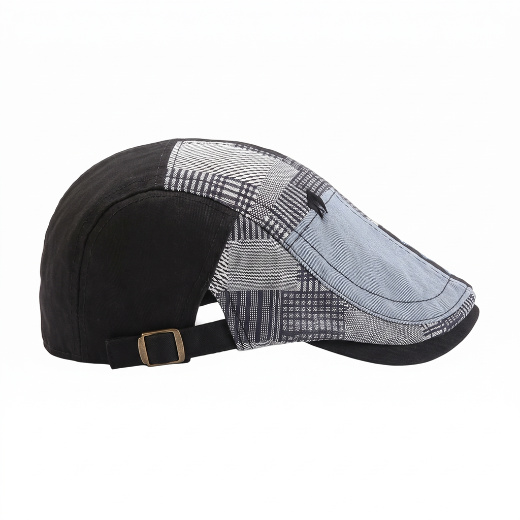 Patchwork-beret van katoen — FRICK