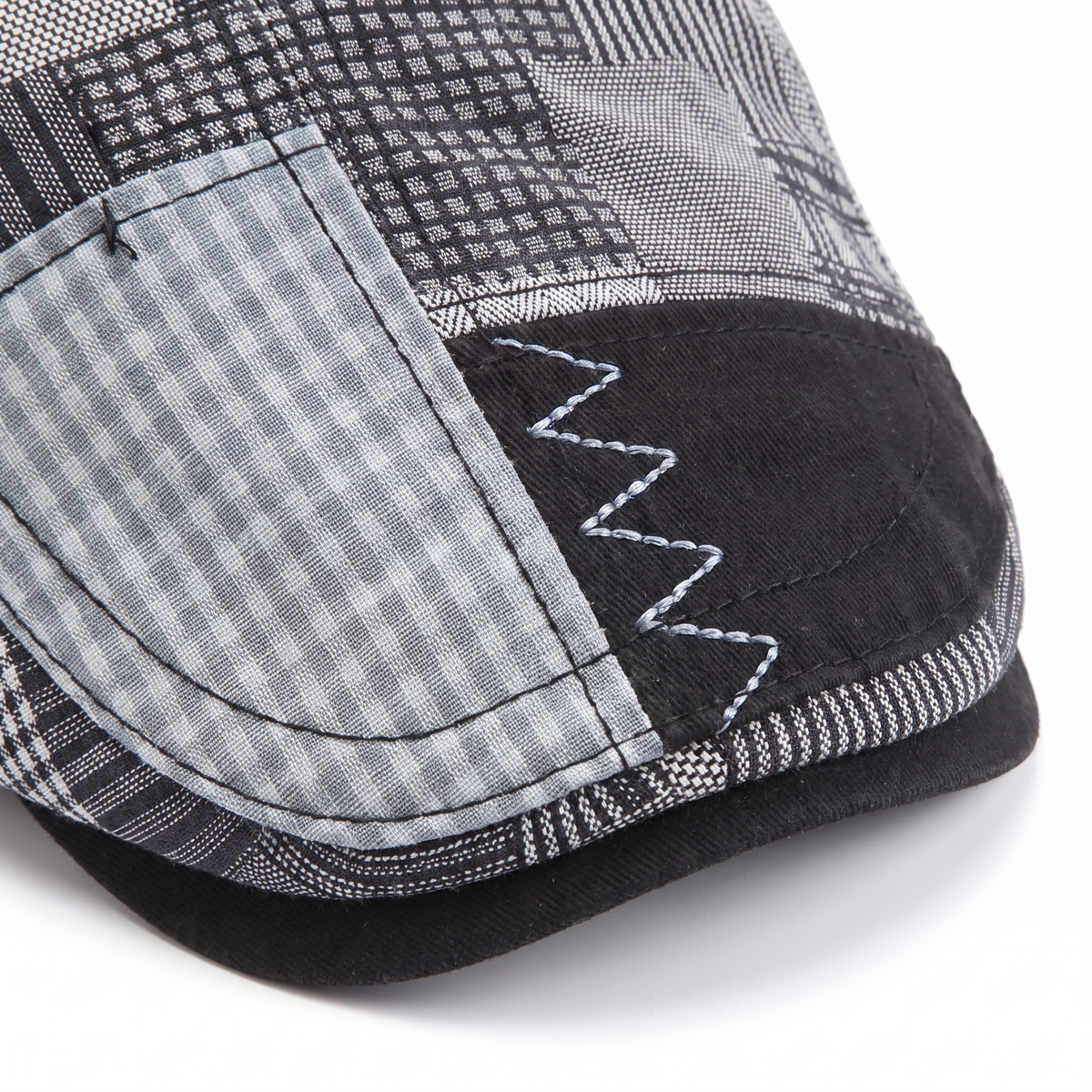 Patchwork-beret van katoen — FRICK