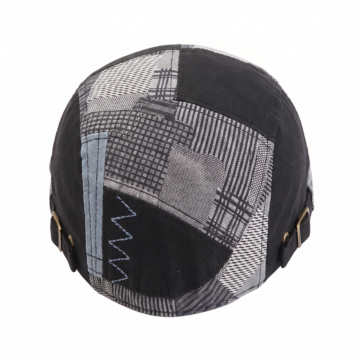 Patchwork-beret van katoen — FRICK