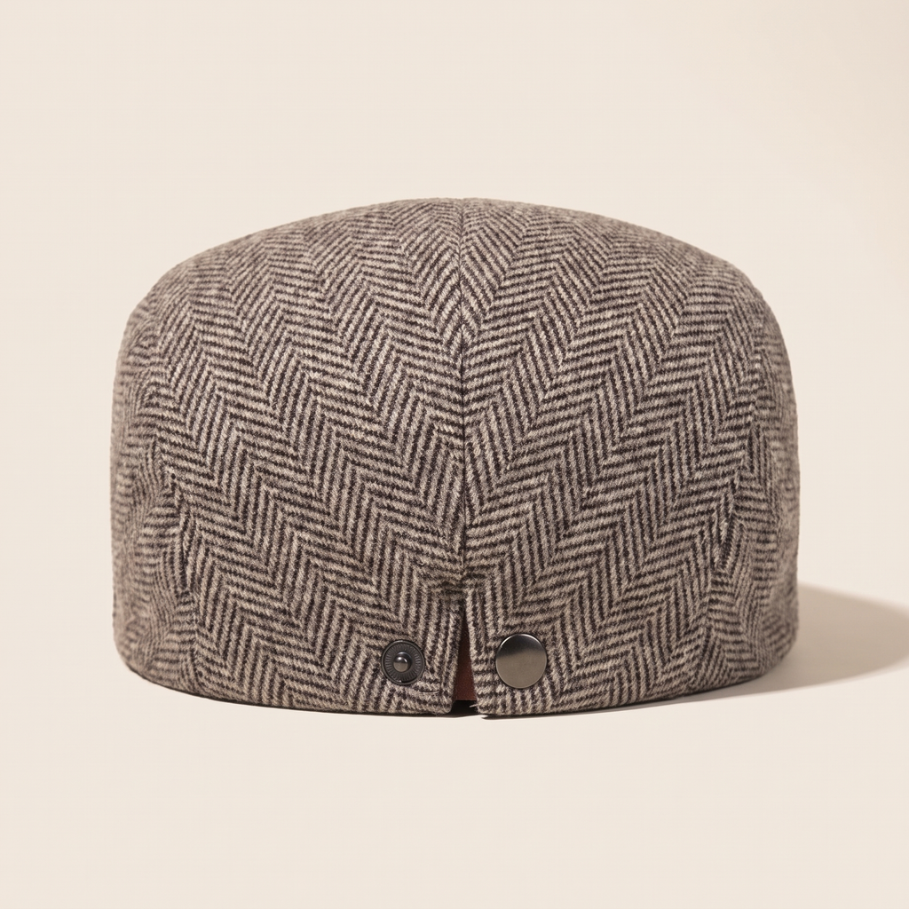 Visgraat Ivy Cap van Wol — HETTSTEDT