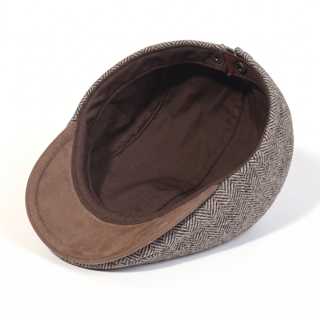 Visgraat Ivy Cap van Wol — HETTSTEDT